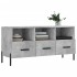 Mueble de TV madera de ingeniería gris hormigón 102x36x50