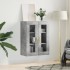 Armario de pared gris hormigón 69,5x34x90