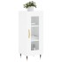Aparador de madera contrachapada blanco brillante 34,5x34x90