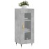Aparador de madera contrachapada gris hormigón 34,5x34x90