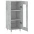 Aparador de madera contrachapada gris hormigón 34,5x34x90