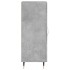 Aparador de madera contrachapada gris hormigón 34,5x34x90