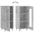 Aparador de madera contrachapada gris hormigón 34,5x34x90