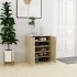 Mueble zapatero madera de ingeniería roble Sonoma 60x35x70