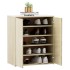 Mueble zapatero madera de ingeniería roble Sonoma 60x35x70