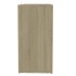 Mueble zapatero madera de ingeniería roble Sonoma 60x35x70
