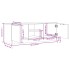 Mueble de TV madera contrachapada gris hormigón 102x35x36,5