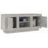 Mueble de TV madera contrachapada gris hormigón 102x35x45