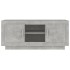 Mueble de TV madera contrachapada gris hormigón 102x35x45