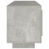 Mueble de TV madera contrachapada gris hormigón 102x35x45