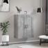 Armario de pared madera ingeniería gris hormigón 69,5x34x90