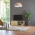 Mueble de TV madera contrachapada color roble 120x34x37