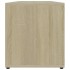 Mueble de TV madera contrachapada color roble 120x34x37