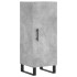 Aparador de madera contrachapada gris hormigón 34,5x34x90