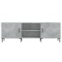 Mueble de TV madera de ingeniería gris hormigón 150x30x50