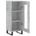 Aparador de madera contrachapada gris hormigón 34,5x34x90