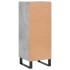 Aparador de madera contrachapada gris hormigón 34,5x34x90