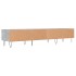 Mueble para TV madera de ingeniería gris hormigón 150x36x30