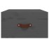 Mesita de noche de pared 2 uds gris 40x29,5x22