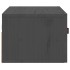 Mesita de noche de pared 2 uds gris 40x29,5x22