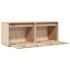 Armarios de pared 2 uds madera maciza de pino 45x30x35
