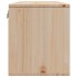 Armarios de pared 2 uds madera maciza de pino 45x30x35