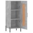Aparador de madera contrachapada gris hormigón 34,5x34x90