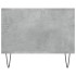 Mesa de centro madera contrachapada gris hormigón 102x50x40