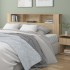 Mueble cabecero color roble Sonoma 200x18,5x104,5