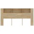 Mueble cabecero color roble Sonoma 200x18,5x104,5
