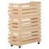 Carrito para verduras madera maciza de pino 57x30x80