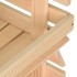 Carrito para verduras madera maciza de pino 57x30x80
