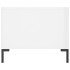 Mesa de centro madera contrachapada blanco brillo 90x50x40