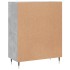 Aparador de madera de ingeniería gris hormigón 69,5x34x90