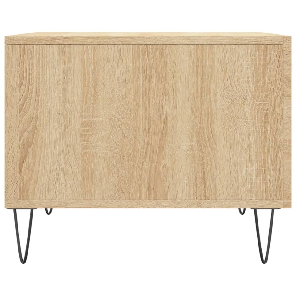 Mesas de centro 2 uds madera ingeniería roble Sonoma