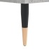 Mesa de centro madera contrachapada gris hormigón 55x55x36,5