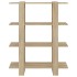 Estantería/divisor espacios color roble Sonoma 100x30x123,5
