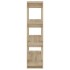 Estantería/divisor espacios color roble Sonoma 100x30x123,5