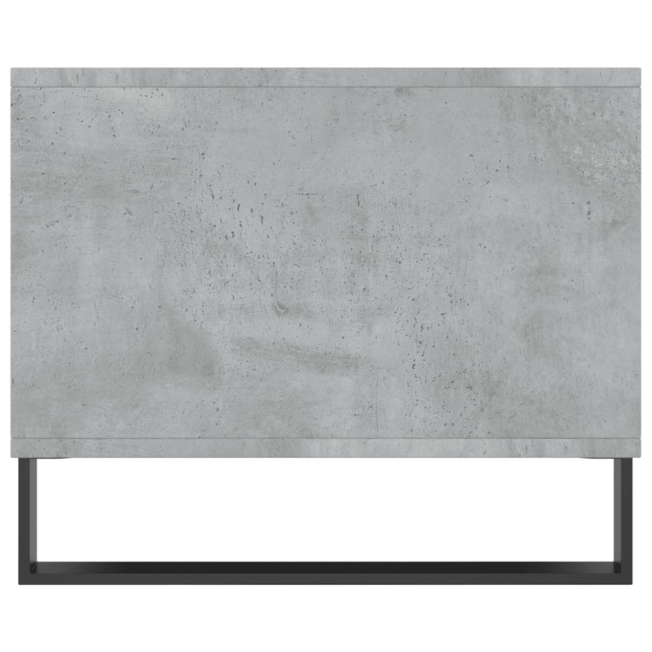 Mesa de centro madera contrachapada gris hormigón 90x50x40