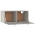 Armario de pared madera ingeniería gris hormigón 80x36,5x35