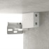 Armario de pared madera ingeniería gris hormigón 80x36,5x35
