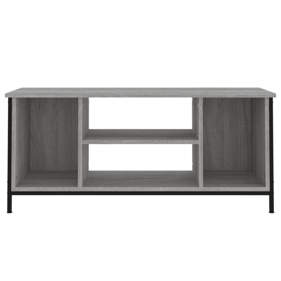 Mueble para TV madera contrachapada gris Sonoma 102x35x45