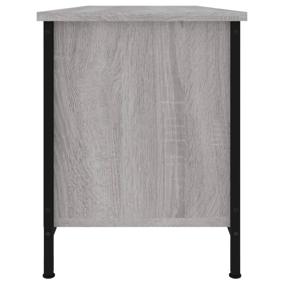 Mueble para TV madera contrachapada gris Sonoma 102x35x45