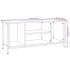 Mueble para TV madera contrachapada gris Sonoma 102x35x45