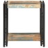 Mesa auxiliar de madera maciza reciclada 40x30x40