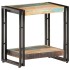 Mesa auxiliar de madera maciza reciclada 40x30x40