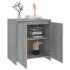 Aparador de madera contrachapada gris Sonoma 70x41x75