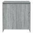 Aparador de madera contrachapada gris Sonoma 70x41x75