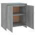 Aparador de madera contrachapada gris Sonoma 70x41x75