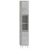 Armario de baño madera contrachapada gris hormigón 30x30x190